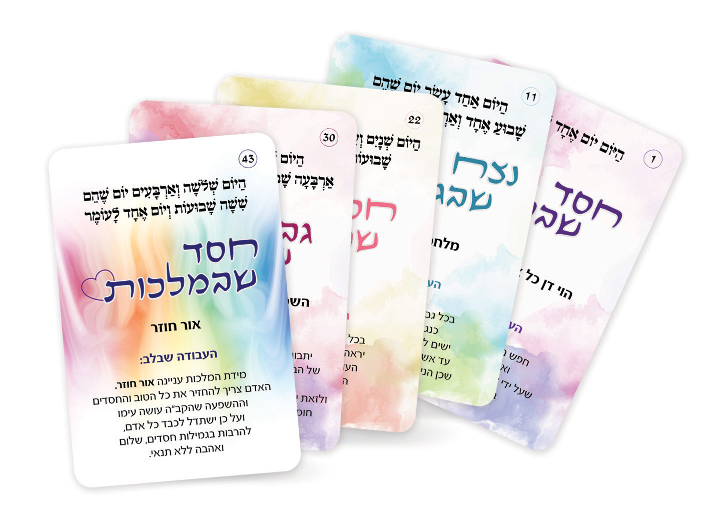 קלפים של ספירת העומר