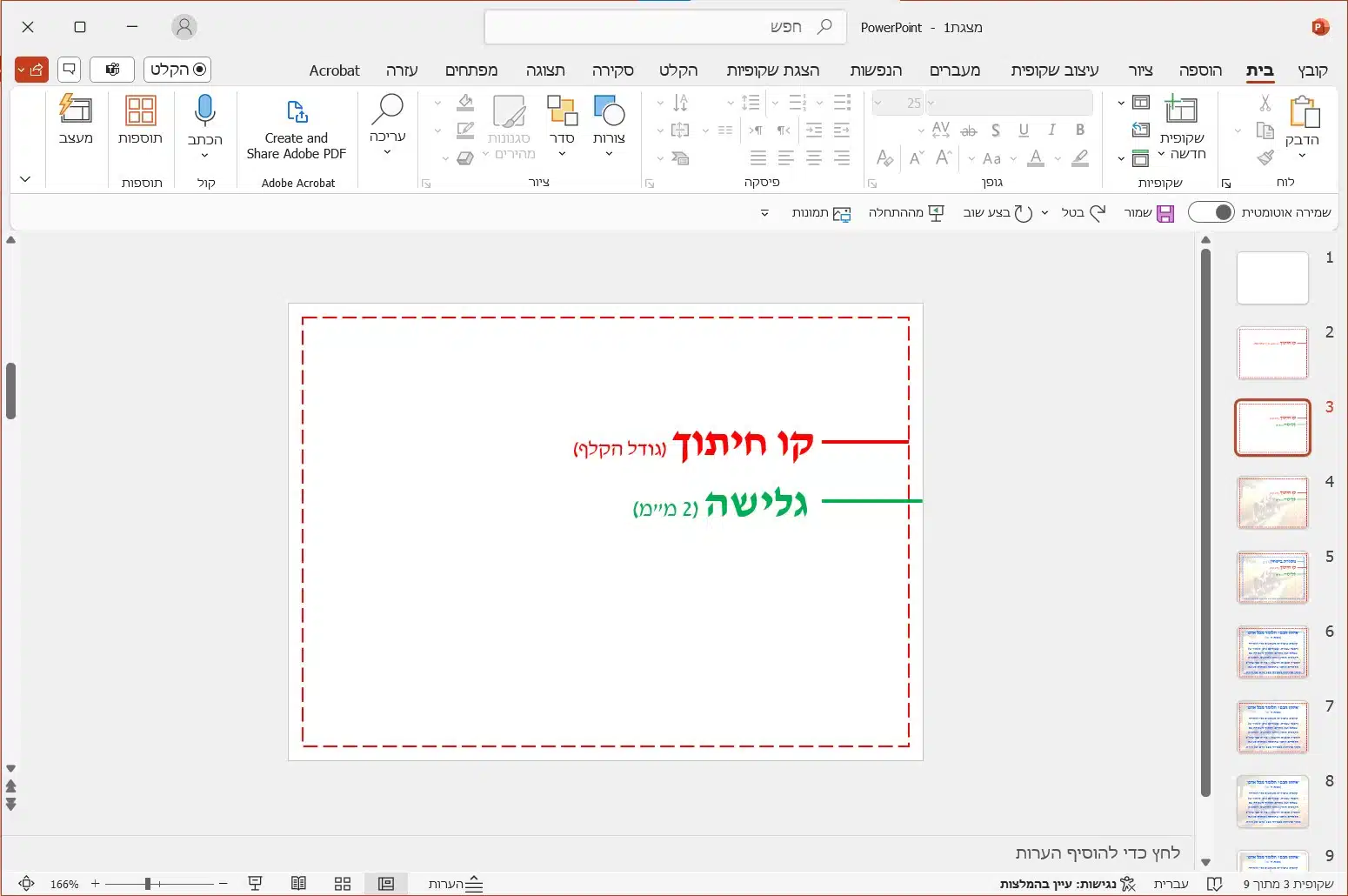 שלב 3 - שטח הגלישה - הבליד